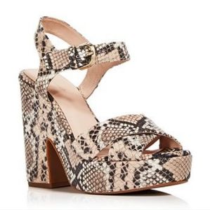 KATE SPADE SNAKE SKIN GRACE HEEL